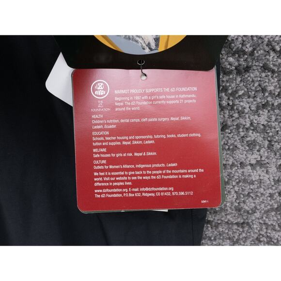 Marmot Snow Pants Womens Medium Black Chamonix Adjustable Waist Insulated NWT - Picture 12 of 16